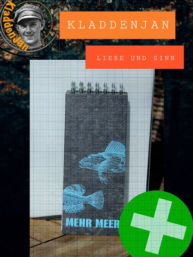 Kladdenjan Spiralblöcke, Schreibblock mit Spiralbindung, Notizblock aus recycelten Leitzordnern