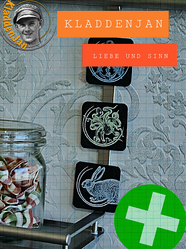 Kladdenjan Magnete, Kühlschrankmagnete, Küchenmagnete, Kühlschrankdeko aus recycelten Leitzordnern stehen für Liebe und Sinn