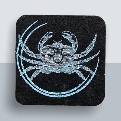 Krabbe Kühlschrankmagnet von Kladdenjan in weiß | Kladdenjan