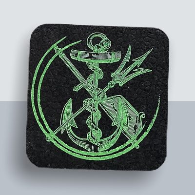 Anker Kühlschrankmagnet von Kladdenjan in hellgrün | Kladdenjan