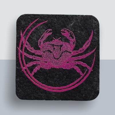 Krabbe Kühlschrankmagnet von Kladdenjan in magenta | Kladdenjan