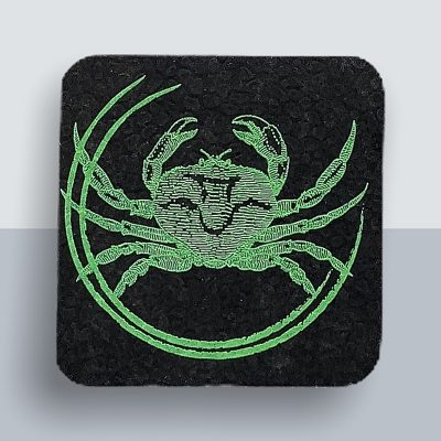 Krabbe Kühlschrankmagnet von Kladdenjan in hellgrün | Kladdenjan