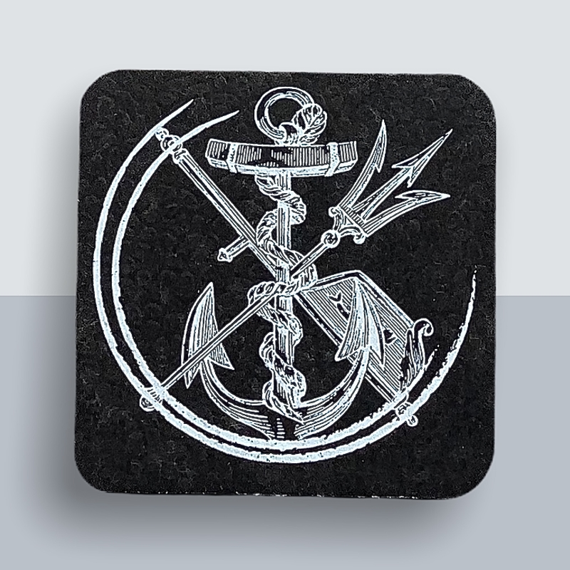 Anker Kühlschrankmagnet von Kladdenjan in weiß | Kladdenjan