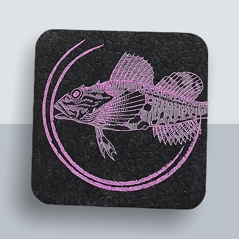 Fisch Kühlschrankmagnet von Kladdenjan in rosa | Kladdenjan