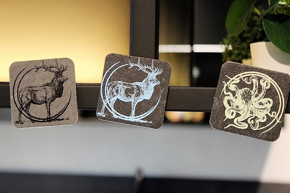 Kladdenjan Magnete, Kühlschrankmagnete, Küchenmagnete, Kühlschrankdeko aus recycelten Leitzordnern