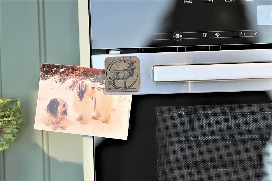 Kladdenjan Magnete, Kühlschrankmagnete, Küchenmagnete, Kühlschrankdeko aus recycelten Leitzordnern