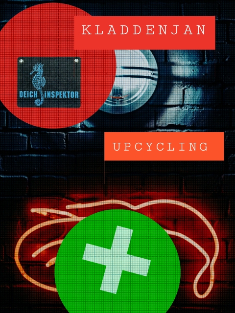 Kladdenjan Upcycling Grußkarten, Kühlschrankmagneten und Spiralblöcke aus recycelten Leitzordnern