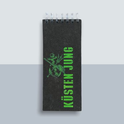 Küsten Jung Anker Spiralblock von Kladdenjan in hellgrün | Kladdenjan