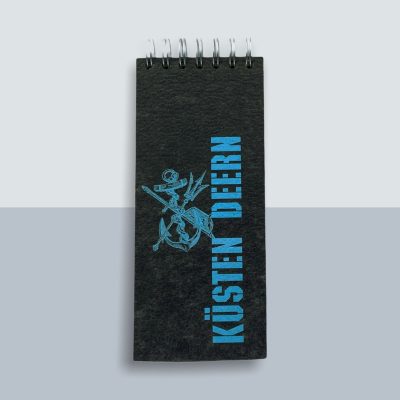 Küsten Deern Anker Spiralblock von Kladdenjan in hellblau | Kladdenjan