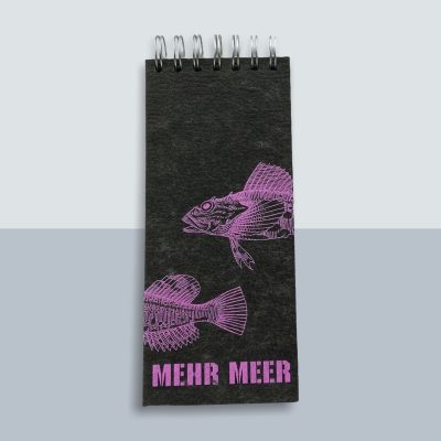 Mehr Meer Fische Spiralblock von Kladdenjan in rosa | Kladdenjan