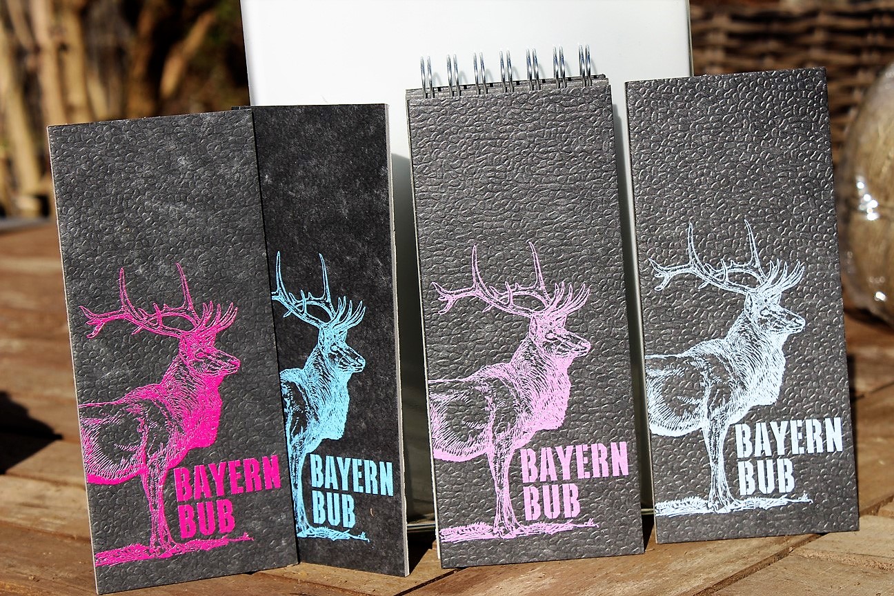 Kladdenjan stellt Bayernbub Spiralblöcke, Schreibblock mit Spiralbindung, Notizblock aus recycelten Leitzordnern vor